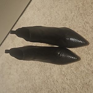 Zara heeled ankle boots